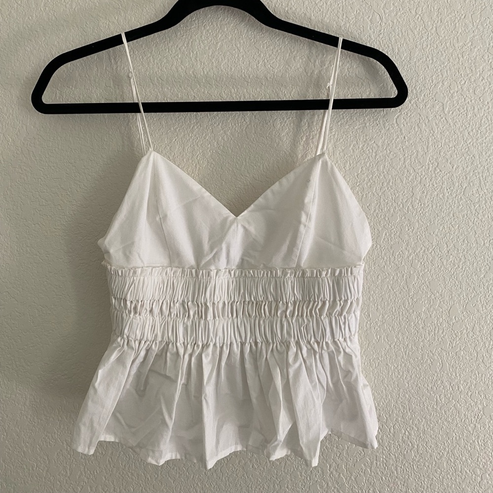 Express Crop Poplin Tank